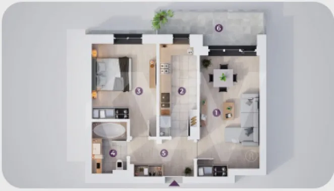 Apartament 2 camere