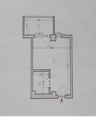 Garsoniera complet mobilata - Militari Residence