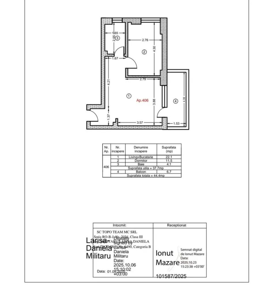 Studio de Vanzare - 46 mp - Zona Drumul Binelui/Jilava