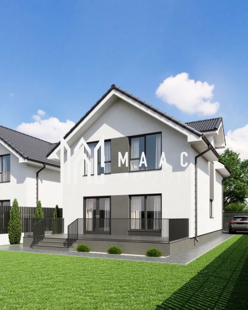 Casă nouă 5 camere I Șura Mare I COMISION ZERO - MAAC Imobiliare vă propune spre vânzare, cu COMISION ZERO pentru cumpărător, o proprietate deosebită, situată într-o zonă liniștită, la doar câteva minute de municipiul Sibiu. Această casă nu este doar o locuință, ci un spațiu atent gândit pentru confort, intimitate și un stil de viață echilibrat, departe de agitația orașului, dar cu acces rapid către punctele de interes urban. Imobilul este amplasat la intrarea în Șura Mare, în imediata apropiere a Prima Shopping Center, beneficiind astfel de o locație excelentă. Detalii proprietate: Suprafață utilă: 120 mp Suprafață construită: 144 mp Suprafață teren: 340 mp Amprentă la sol: 78 mp Curte liberă: 262 mp Terasă: 22 mp Regim de înălțime: Parter + Mansardă Număr camere: 5 Compartimentare: Parter: Hol de acces Living spațios, cu ieșire pe terasă Bucătărie separată Birou Baie cu aerisire naturală Spațiu tehnic Mansardă: Hol Dormitor matrimonial cu dressing, baie proprie și balcon Două dormitoare spațioase și luminoase Baie cu geam pentru aerisire naturală Avantaje și beneficii: Imobil nou, eficient energetic COMISION ZERO pentru cumpărător 3 băi cu aerisire naturală Curte liberă generoasă Acces auto și curte pavată pentru 2 autoturisme Terasa și balcon Încălzire în pardoseală pe ambele niveluri Centrală termică pe gaz Teren împrejmuit cu gard metalic și poartă Spații verzi amenajabile Predare: Interior: la stadiul de alb (instalații sanitare, electrice și termice incluse) Exterior: la cheie (izolație termică, tencuială decorativă, curte pavată și spațiu verde) Modalități de plată: Plata se poate face cash sau prin credit bancar. Avans minim: 30%. Prețul rămâne neschimbat indiferent de modalitatea de plată. Căile de acces către proprietate sunt în curs de amenajare. Pentru mai multe detalii sau pentru a programa o vizionare, nu ezitați să ne contactați. Menționați ID-ul anunțului: CP2892700. }}