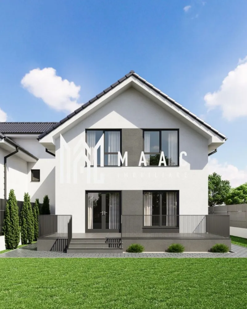 Casă nouă 5 camere I Șura Mare I COMISION ZERO - MAAC Imobiliare vă propune spre vânzare, cu COMISION ZERO pentru cumpărător, o proprietate deosebită, situată într-o zonă liniștită, la doar câteva minute de municipiul Sibiu. Această casă nu este doar o locuință, ci un spațiu atent gândit pentru confort, intimitate și un stil de viață echilibrat, departe de agitația orașului, dar cu acces rapid către punctele de interes urban. Imobilul este amplasat la intrarea în Șura Mare, în imediata apropiere a Prima Shopping Center, beneficiind astfel de o locație excelentă. Detalii proprietate: Suprafață utilă: 120 mp Suprafață construită: 144 mp Suprafață teren: 340 mp Amprentă la sol: 78 mp Curte liberă: 262 mp Terasă: 22 mp Regim de înălțime: Parter + Mansardă Număr camere: 5 Compartimentare: Parter: Hol de acces Living spațios, cu ieșire pe terasă Bucătărie separată Birou Baie cu aerisire naturală Spațiu tehnic Mansardă: Hol Dormitor matrimonial cu dressing, baie proprie și balcon Două dormitoare spațioase și luminoase Baie cu geam pentru aerisire naturală Avantaje și beneficii: Imobil nou, eficient energetic COMISION ZERO pentru cumpărător 3 băi cu aerisire naturală Curte liberă generoasă Acces auto și curte pavată pentru 2 autoturisme Terasa și balcon Încălzire în pardoseală pe ambele niveluri Centrală termică pe gaz Teren împrejmuit cu gard metalic și poartă Spații verzi amenajabile Predare: Interior: la stadiul de alb (instalații sanitare, electrice și termice incluse) Exterior: la cheie (izolație termică, tencuială decorativă, curte pavată și spațiu verde) Modalități de plată: Plata se poate face cash sau prin credit bancar. Avans minim: 30%. Prețul rămâne neschimbat indiferent de modalitatea de plată. Căile de acces către proprietate sunt în curs de amenajare. Pentru mai multe detalii sau pentru a programa o vizionare, nu ezitați să ne contactați. Menționați ID-ul anunțului: CP2892700. }}