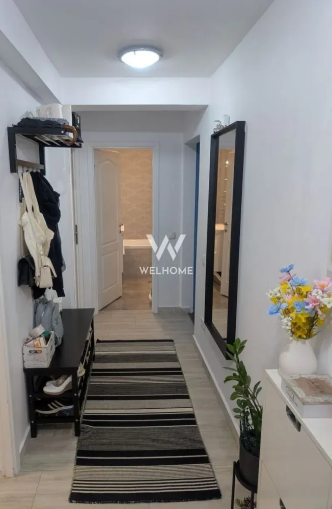 Apartament 3 camere, mansardă + balcon, complet utilat