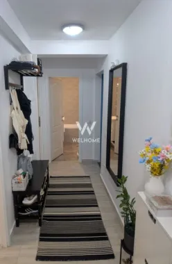 Apartament 3 camere, mansardă + balcon, complet utilat