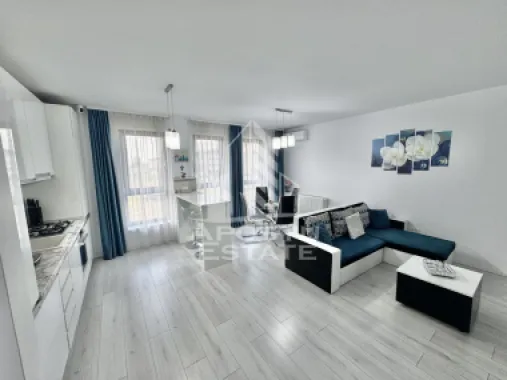 Apartament cu 2 camere la etajul 1 cu lift complet mobilat si utilat
