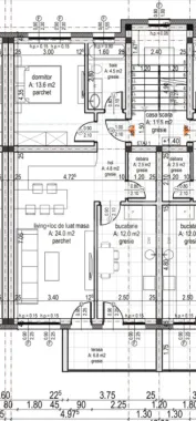 Apartament 3 camere, două băi, curte 50 mp -Natura la tine acasă! Cristian-SiBiU