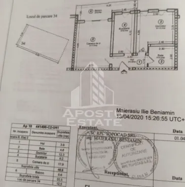 Apartament 2 camere de vanzare, zona Buziasului, Timisoara