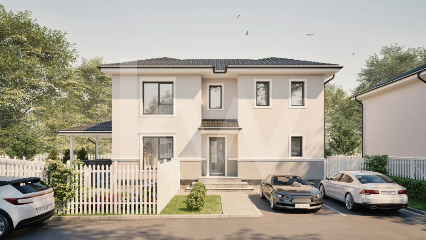 Casa individuala 5 camere in cartier nou Șură Mica - Casa Single Tip 1 poate deveni locul tău numit „acasă”. Cu 5 camere și 136 mp utili, această casă de vânzare la câteva minute de Sibiu oferă spațiu ideal pentru familie.

Livingul luminos cu ieșire spre terasa acoperită devine locul perfect pentru relaxare. Aici poți savura cafeaua de dimineață sau te poți bucura de seri liniștite. Bucătăria separată este spațioasă și practică, iar cele 3 dormitoare oferă intimitate. Băile moderne sunt gândite pentru un stil de viață activ.

Încălzirea în pardoseală și cele 2 locuri de parcare aduc confort și funcționalitate. Situată aproape de oraș, dar departe de agitație, casa din complexul este alegerea perfectă pentru un nou începutMai mult decât un ansamblu rezidențial. Este locul unde visul unui cartier cum toate ar trebui să fie devine realitate.
Imaginează-ți diminețile liniștite, razele soarelui filtrate prin fereastra casei tale, aerul curat și natura care te întâmpină chiar la ușă.

Situat în Șura Mică, la doar 10 minute de Sibiu, complexul  se întinde pe o suprafață de 4,65 hectare.
Cele 100 de case noi de vânzare Sibiu (single și duplex) sunt proiectate pentru a oferi un mediu de viață sigur și confortabil.
Aici, casele nu sunt doar construcții, ci spații de liniște și bucurie.
Fie că alegi o casă single elegantă sau un duplex modern, aici vei găsi acel sentiment unic de apartenență.

Te bucuri de spații generoase, grădină proprie și terasă acoperită, perfecte pentru serile de vară, loc de joacă sigur pentru aventurile celor mici.
Locuințele vor fi livrate astfel: exterior la cheie și interior la gri avansat, oferindu-ți flexibilitate în amenajare.
Fiecare locuință va beneficia de 2 locuri de parcare în fața casei.