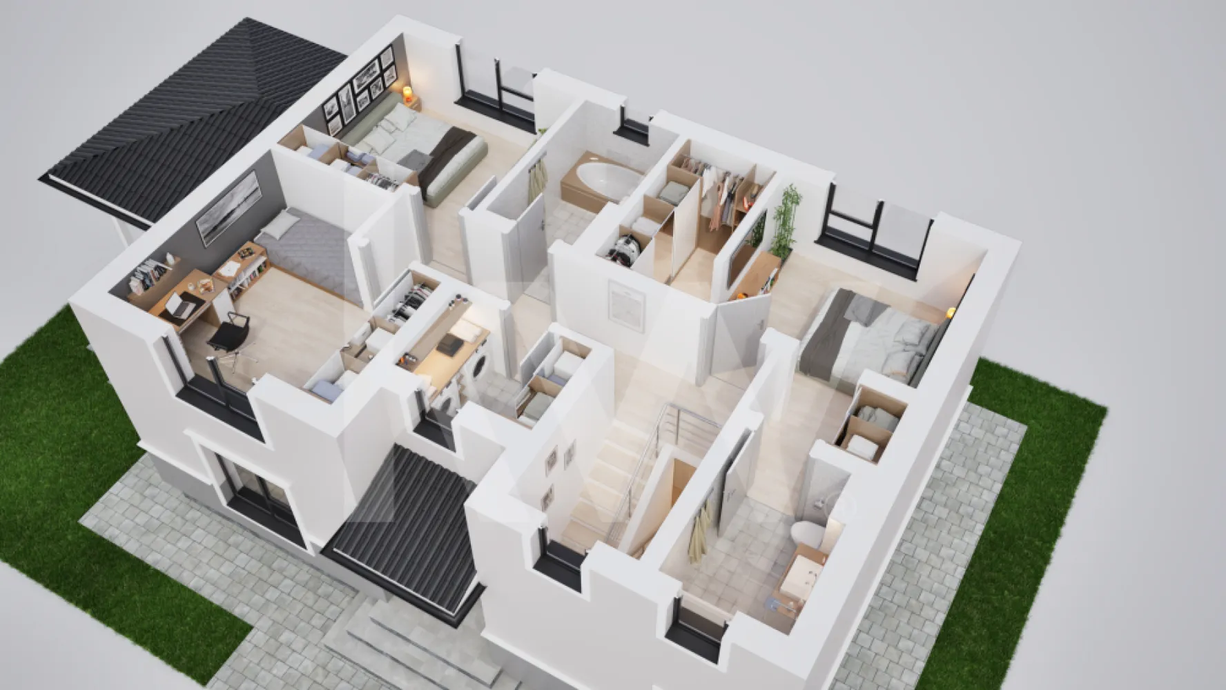 Casa individuala 5 camere in cartier nou Șură Mica