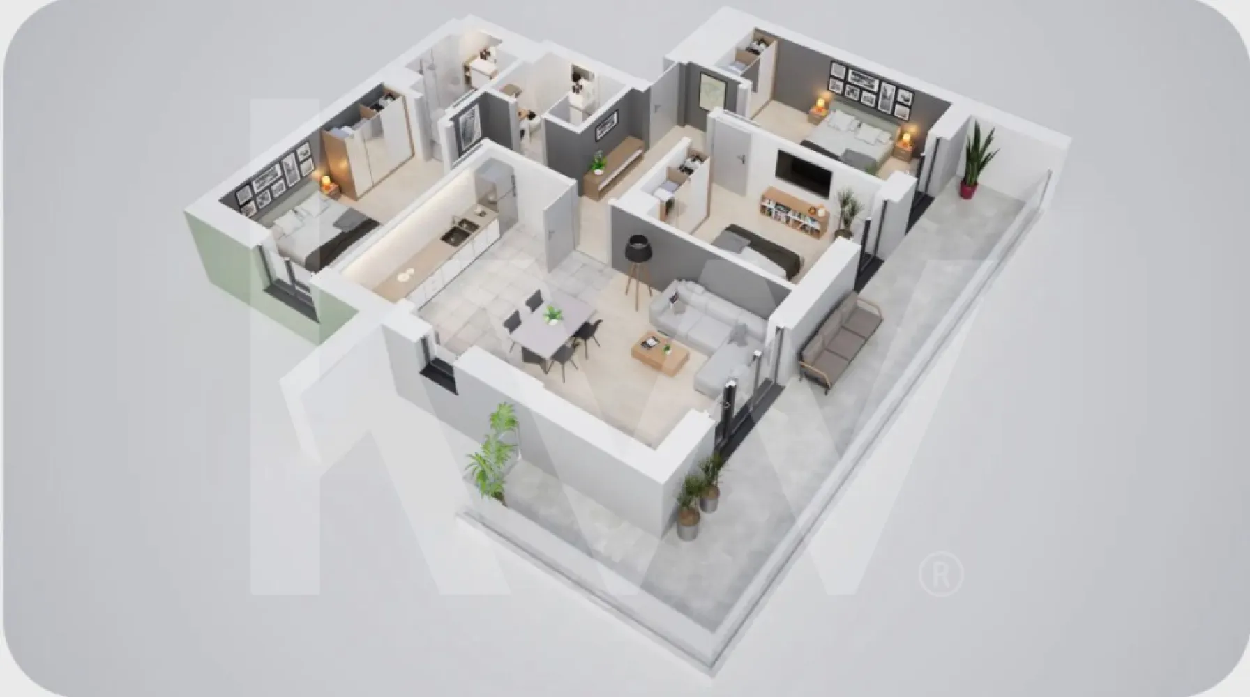 Apartament 4 camere