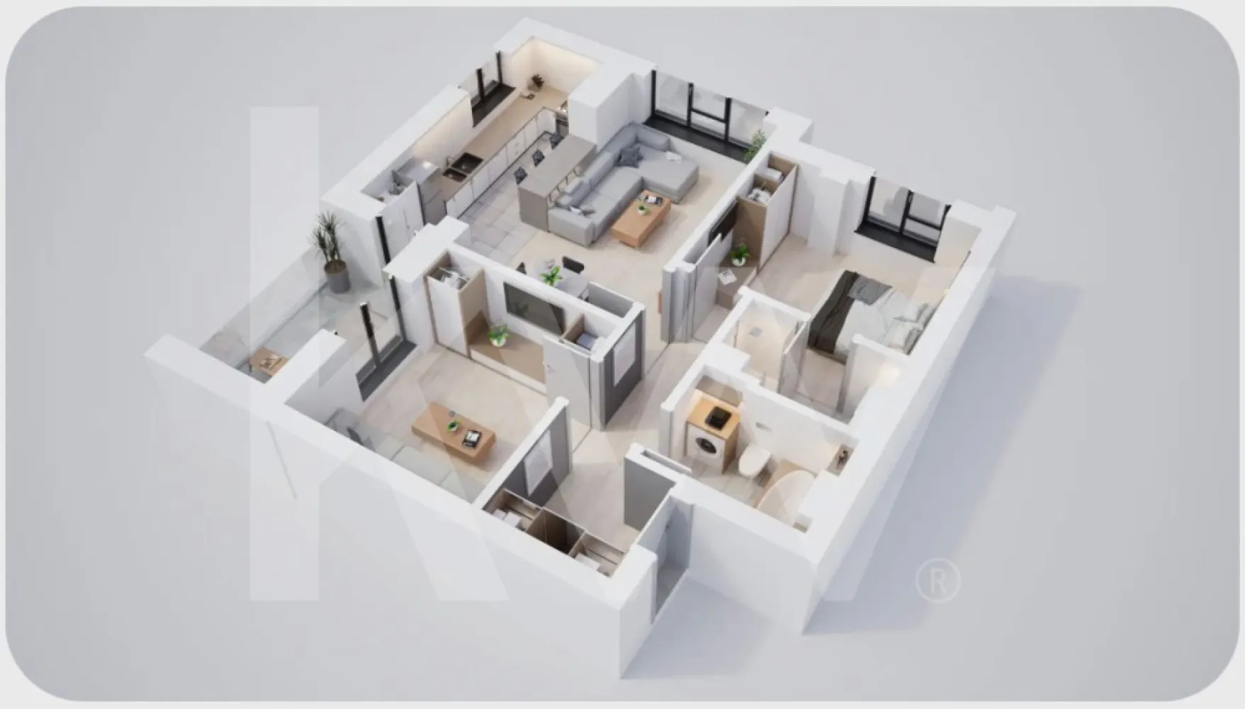 Apartament 3 camere - Acesta nu este doar un ansamblu rezidențial, ci alegerea firească pentru un stil de viață modern, în care confortul, siguranța și calitatea sunt pe primul loc. Fiecare detaliu a fost gândit pentru a-ți oferi mai mult decât o locuință – un spațiu în care să te simți cu adevărat acasă.

Proiectul cuprinde 196 de apartamente noi în Sibiu, cu 2, 3 și 4 camere, dispuse în 6 imobile cu regim redus de înălțime. Atmosfera este completată de spații verzi generoase, grădini interioare și alei de promenadă, ideale pentru relaxare. Familiile se vor bucura de un loc de joacă sigur pentru copii, un element esențial pentru momentele petrecute împreună.

Siguranța și accesul controlat sunt asigurate prin bariere automate și videointerfon, într-un cartier privat care oferă liniște și intimitate. În plus, ansamblul dispune de 315 locuri de parcare, atât subterane, cât și supraterane, stații de încărcare pentru mașini electrice și boxe de depozitare – soluții practice pentru un stil de viață organizat.

La interior, confortul este ridicat la un alt nivel prin încălzire în pardoseală, lifturi moderne și centrală termică pe gaz la nivel de bloc, pentru eficiență energetică și costuri optimizate. Totodată, prezența adăposturilor ALA adaugă un plus de protecție în situații neprevăzute.

Construcția este realizată pe structură din beton armat monolit, cu pereți din cărămidă și fațade izolate cu polistiren expandat, oferind durabilitate și un climat interior plăcut în orice sezon.

Apartamentele pot fi achiziționate prin plată integrală, credit bancar, rate la dezvoltator de până la 7 ani, în tranșe sau chiar cu criptomonede (Elrond, Bitcoin, USDT) – flexibilitate care îți permite să alegi varianta potrivită pentru tine.