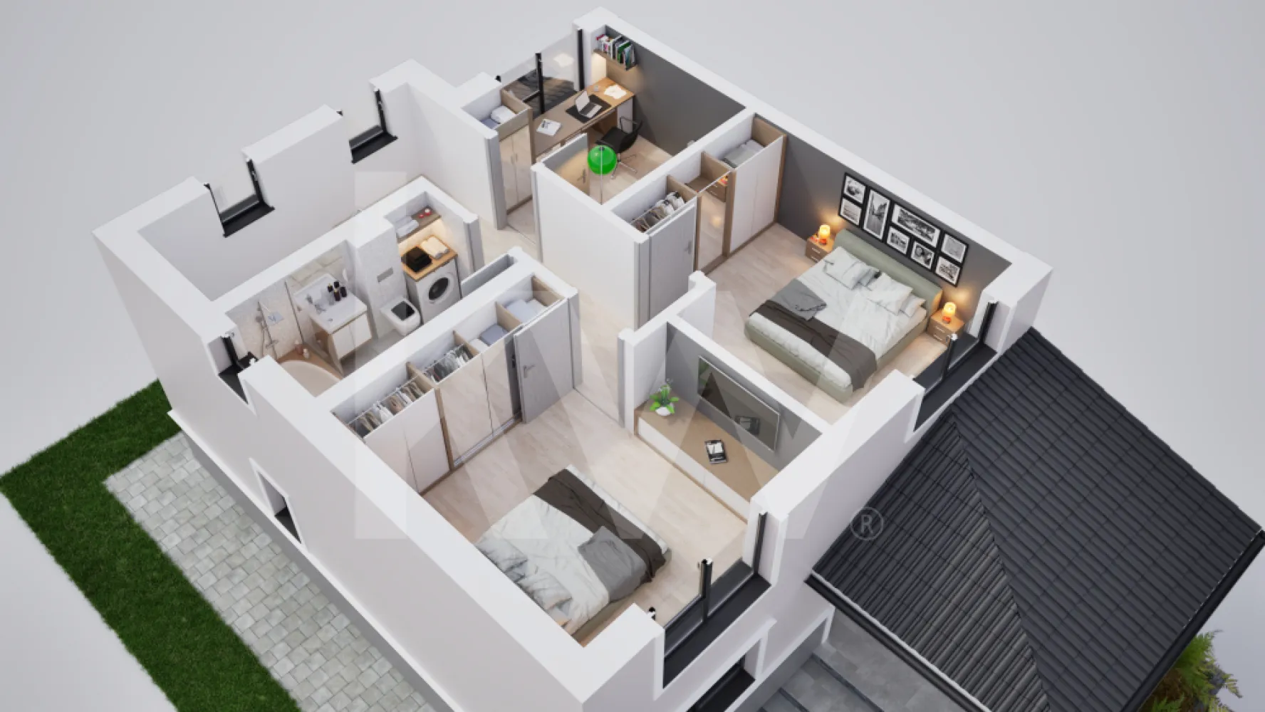 Casa duplex 4 camere in cartier nou Șură Mica