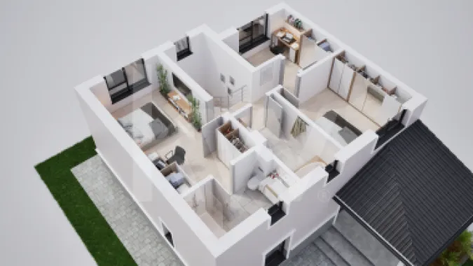 Casa duplex 4 camere in cartier nou Șură Mica