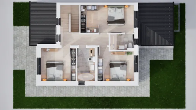 Casa duplex 5 camere in cartier nou Șură Mica