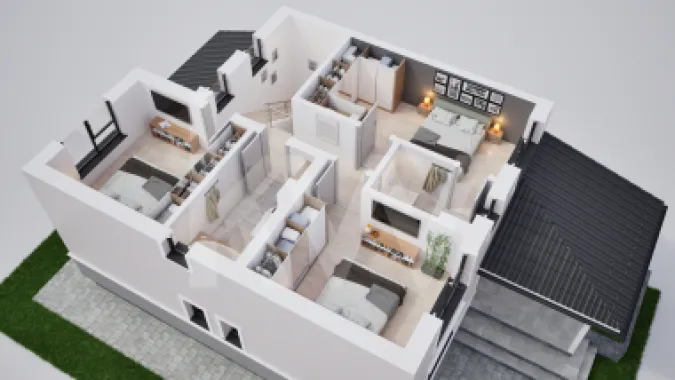 Casa duplex 5 camere in cartier nou Șură Mica