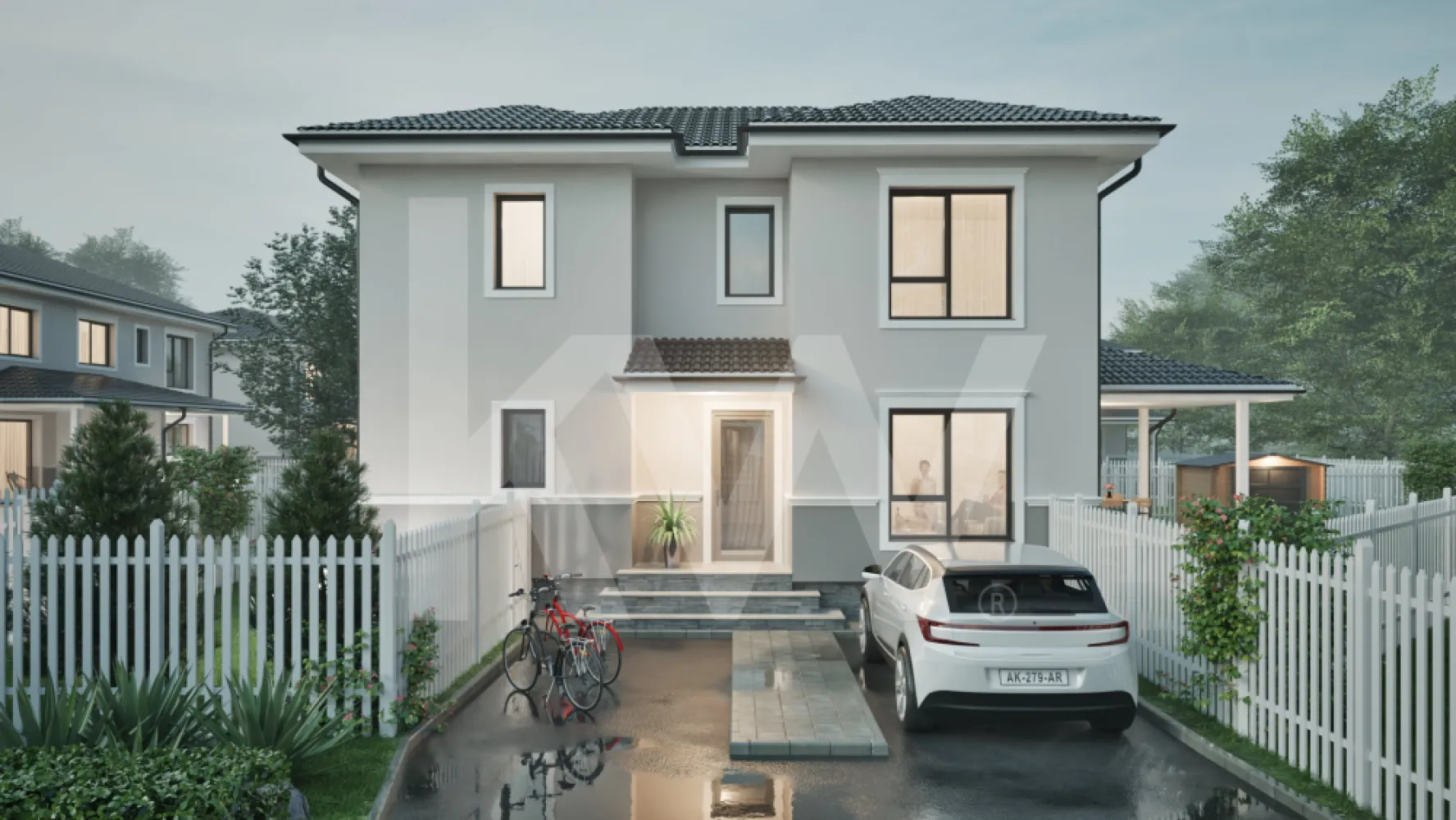 Casa individuala 5 camere in cartier nou Șură Mica - Imaginează-ți diminețile liniștite într-o casă nouă care oferă tot ce ai visat pentru familia ta. Cu 121 mp utili, Vila Single Tip 2 te întâmpină cu un living generos. Spațiul perfect pentru povești spuse în familie sau seri de relaxare. Terasa acoperită devine refugiul tău de liniște, indiferent de anotimp.

Trei dormitoare primitoare, două băi moderne și o bucătărie separată creează cadrul ideal pentru un stil de viață echilibrat. Încălzirea în pardoseală adaugă acel plus de confort pe care îl meriți. Două locuri de parcare în fața casei completează un tablou gândit pentru confort și siguranță. La doar câteva minute de Sibiu, în inima noii comunități, casa ta te așteaptă.Mai mult decât un ansamblu rezidențial. Este locul unde visul unui cartier cum toate ar trebui să fie devine realitate.
Imaginează-ți diminețile liniștite, razele soarelui filtrate prin fereastra casei tale, aerul curat și natura care te întâmpină chiar la ușă.

Situat în Șura Mică, la doar 10 minute de Sibiu, complexul  se întinde pe o suprafață de 4,65 hectare.
Cele 100 de case noi de vânzare Sibiu (single și duplex) sunt proiectate pentru a oferi un mediu de viață sigur și confortabil.
Aici, casele nu sunt doar construcții, ci spații de liniște și bucurie.
Fie că alegi o casă single elegantă sau un duplex modern, aici vei găsi acel sentiment unic de apartenență.

Te bucuri de spații generoase, grădină proprie și terasă acoperită, perfecte pentru serile de vară, loc de joacă sigur pentru aventurile celor mici.
Locuințele vor fi livrate astfel: exterior la cheie și interior la gri avansat, oferindu-ți flexibilitate în amenajare.
Fiecare locuință va beneficia de 2 locuri de parcare în fața casei.