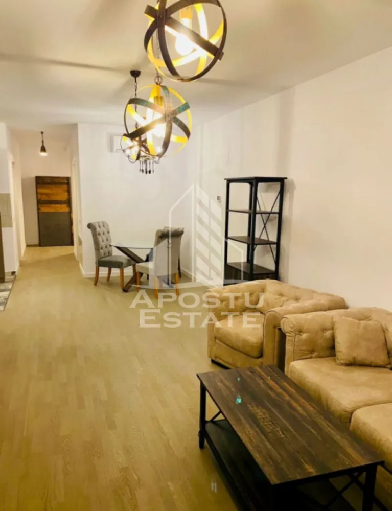 Apartament de vanzare cu 2 camere, Zona Take Ionescu, Timisoara - Agentia imobiliara APOSTU ESTATE va propune spre vanzare un apartament cu 2 camere open space situat la etajul 7 in zona Take Ionescu, Timisoara, judet Timis
Imobilul se intinde pe o suprafata utila de 60 mp si este compartimentat astfel:
- hol de acces
- living cu bucatarie open space
- dormitor
- baie cu cada
- balcon 
Confortul termic se realizeaza prin intermediul centralei pe imobil si al aerului conditionat. Smart home system pentru reglarea temperaturii.

Vecinatati:
- Mega Image
- Prospero
- IPJ Timis
- Piata Badea Cârțan
- Mijloace de transport in comun
- Facultatea de Medicina

Agentia imobiliara Apostu Estate va ofera consultanta bancara gratuita prin intermediul colaboratorilor nostri pentru alegerea celui mai potrivit tip de credit, astfel incat tu sa devi noul proprietar al acestui apartament.
Va asteptam cu drag la o vizionare!
ID INTERN : CP3130435