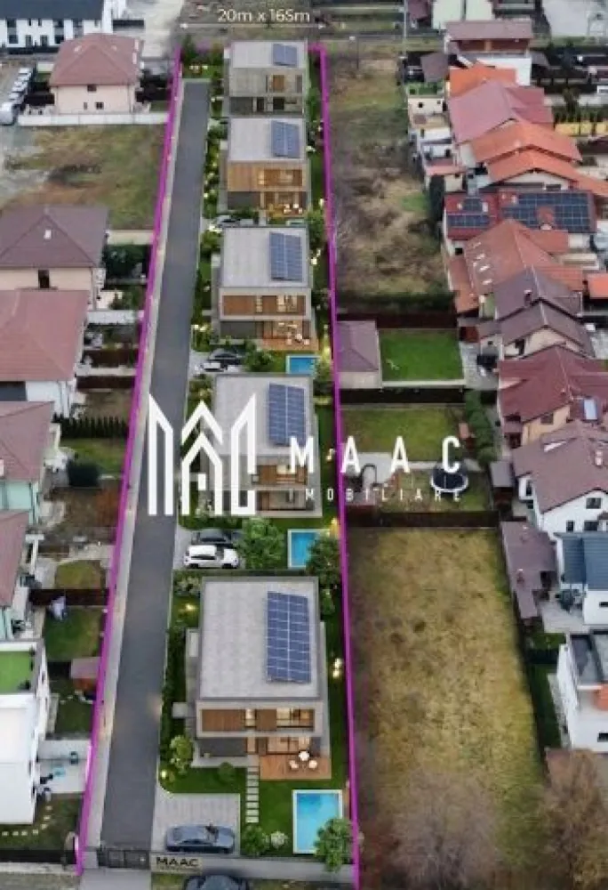 Teren | 3300 MP | Intravilan | Oportunitate Investiție | Cartierul Arhitecților - MAAC Imobiliare vă propune spre vânzare un teren situat într-o zonă în plină dezvoltare, în cartierul Arhitecților, în imediata apropiere de Calea Cisnădiei.

Amplasarea este ideală, într-un cadru care oferă atât liniștea necesară unei locuințe moderne, cât și o panoramă deosebită, fiind situat în vecinătatea punctelor de interes majore din zonă, dar retras față de agitația drumului principal.

Caracteristici teren:
suprafață generoasă de 3.300 mp

Intabulat

dispune de un front stradal de 20 de metri liniari

dimensiuni de 20 m lățime și 165 m adâncime
Datorită lungimii mari, terenul permite o configurare eficientă și flexibilă a spațiului, fiind posibilă amenajarea unui drum de servitute privat.

Conform oportunităților oferite de zonă, terenul este deosebit de versatil, reprezentând o oportunitate ideală pentru două categorii de cumpărători:

pentru dezvoltatori imobiliari și investitori, terenul oferă un potențial ridicat de profit, fiind pretabil pentru un proiect rezidențial compus dintr-un ansamblu de 5-6 case, 6 vile sau chiar 3 bloculețe, într-o zonă cu cerere constantă pe piața imobiliară din Sibiu.

pentru cumpărători privați (persoane fizice), proprietatea este perfectă pentru construcția unei locuințe individuale unice, de mari dimensiuni, care să beneficieze de o curte uriașă, intimitate totală și un spațiu verde generos.

Imaginile sunt cu scop orientativ.

Din punct de vedere al rețelelor de utilități, acestea sunt existente în proximitate, nu pe teren, fiind identificat un spor de putere disponibil pentru rețeaua de curent electric, iar soluția pentru canalizarea pluvială este realizabilă.

Pentru mai multe detalii și pentru a programa o vizionare a acestei oportunități de investiție, contactați-ne și specificați codul de identificare al proprietății ID: CP3136564.