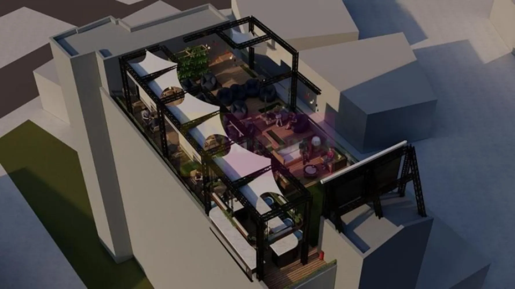 Unirii-Camera de Comert, Rooftop-Penthouse scara privata-lift, 460mp