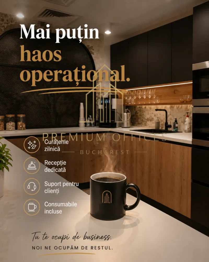 Sector 1, Birouri flexibile Full Serviced – Ready to use - Businessul tau merita mai mult decat un simplu birou.Serviced offices premium, pregatite pentru echipe care vor:✔️ locatie ultracentrala - Calea Victoriei✔️ spatii complet mobilate✔️ acces 24/7✔️ meeting rooms premium✔️ internet de mare viteza✔️ receptie &amp; suport dedicat✔️ lounge &amp; bucatarie complet echipata✔️ parcare subteranaTotul gata de lucru.Fara setup. Fara stres operational.Spatii premium fully serviced, cu configurare personalizata in functie de echipa si tipul de business. Locuri de parcare disponibile separat.✦ Oferta de lansare disponibila pentru o perioada limitata ✦ Zero ComisionVa rugam fara apeluri pentru intermediere sau preluare oferta. Multumim pentru intelegere.📍 Calea VictorieiScrie-ne pe WhatsApp pentru detalii sau o vizionare.#birouVictoriei #birouCaleaVictoriei #officecaleavictoriei #officeBucharest #startup