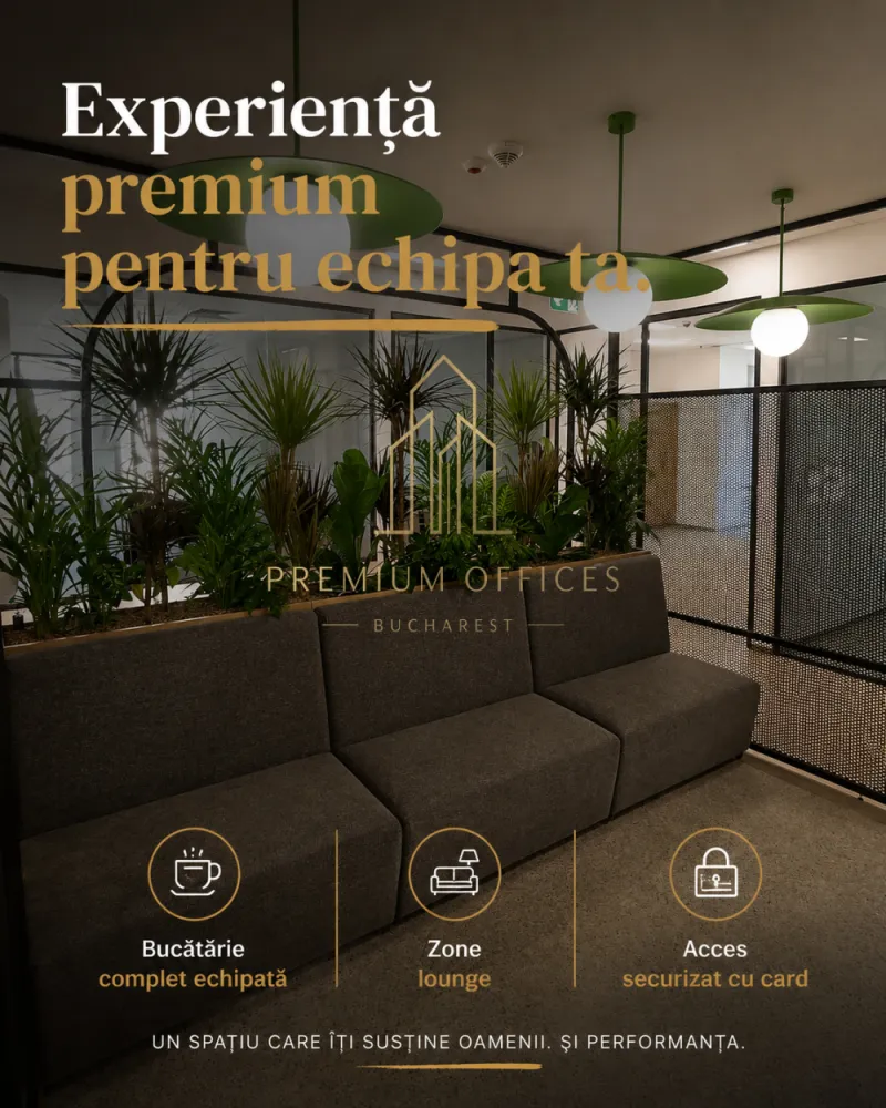 Sector 1, Birouri flexibile Full Serviced – Ready to use - Businessul tau merita mai mult decat un simplu birou.Serviced offices premium, pregatite pentru echipe care vor:✔️ locatie ultracentrala - Calea Victoriei✔️ spatii complet mobilate✔️ acces 24/7✔️ meeting rooms premium✔️ internet de mare viteza✔️ receptie &amp; suport dedicat✔️ lounge &amp; bucatarie complet echipata✔️ parcare subteranaTotul gata de lucru.Fara setup. Fara stres operational.Spatii premium fully serviced, cu configurare personalizata in functie de echipa si tipul de business. Locuri de parcare disponibile separat.✦ Oferta de lansare disponibila pentru o perioada limitata ✦ Zero ComisionVa rugam fara apeluri pentru intermediere sau preluare oferta. Multumim pentru intelegere.📍 Calea VictorieiScrie-ne pe WhatsApp pentru detalii sau o vizionare.#birouVictoriei #birouCaleaVictoriei #officecaleavictoriei #officeBucharest #startup