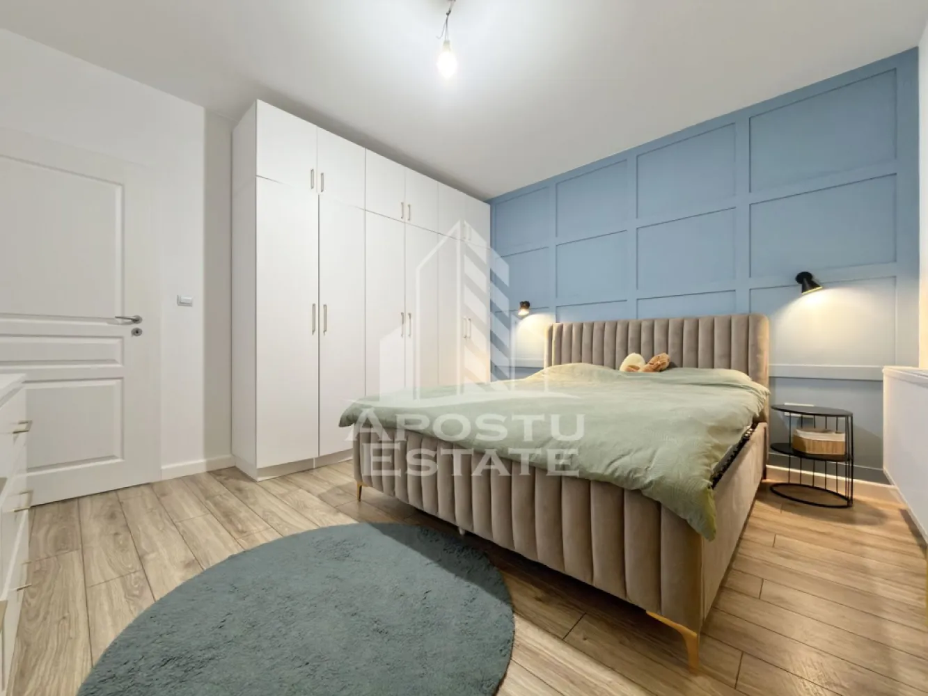 Apartament cu 3 camere si 2 terase complet mobilat la etajul 1in Giroc