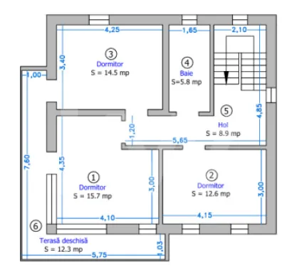 Casă individuală modernă P+1 | 120 mp utili | Teren 486 mp | Șura Mică