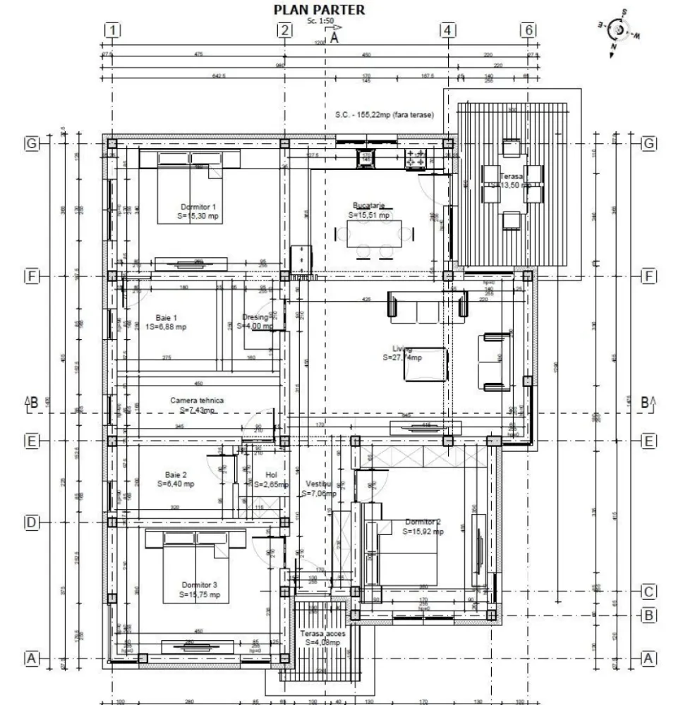 Casa pe parter | Balotești, lângă pădure