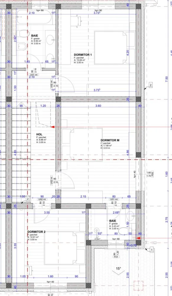 Duplex la rosu cu 5 camere, zona Rudicica - APOSTU ESTATE va prezinta spre vanzare un duplex la rosu, situat in Rudicica.
Regimul de inaltime al casei este P+1+pod.
Beneficiaza de o suprafata de 139 mp utili, iar terenul aferent unei jumatati de duplex este de 382 mp.
Dispune de toate utilitatile (apa, gaz, curent, fosa septica).
Beneficiaza de 2 locuri de parcare in fata casei.
Zidaria este realizata din caramida Porotherm de 30 cm grosime la zidul comun, iar celelalte ziduri sunt de 25 cm.
Fundatia are o adancime de 1 m, elevatia aproximativ 50 cm, iar stalpii folositi sunt de 30x30 si 25x25.
Imobilul se vinde la stadiul de rosu.

Compartimentare:
parter
- hol acces
- baie
- spatiu tehnic
- birou/dormitor
- bucatarie inchisa
- living + dinning
- terasa
- baie exterioara
etaj
- hol
- 2 dormitoare
- 1 dormitor cu baie proprie
- 1 baie 
- balcon

Pretul este 140.000 euro negociabil
Va asteptam cu drag la o vizionare si poti fii chiar tu noul proprietar al acestui duplex.
CP 3148688