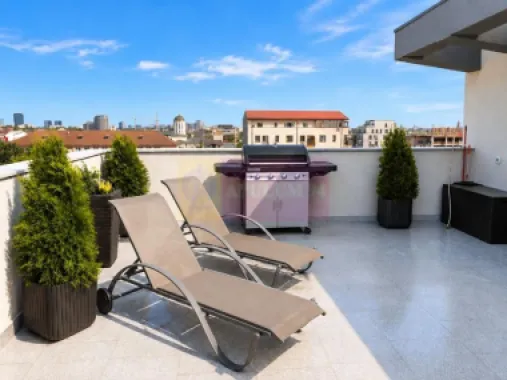PENTHOUSE CU TERASĂ SPECTACULOASĂ DE 42 MP ȘI 2 PARCĂRI SUBTERANE SECTOR 1