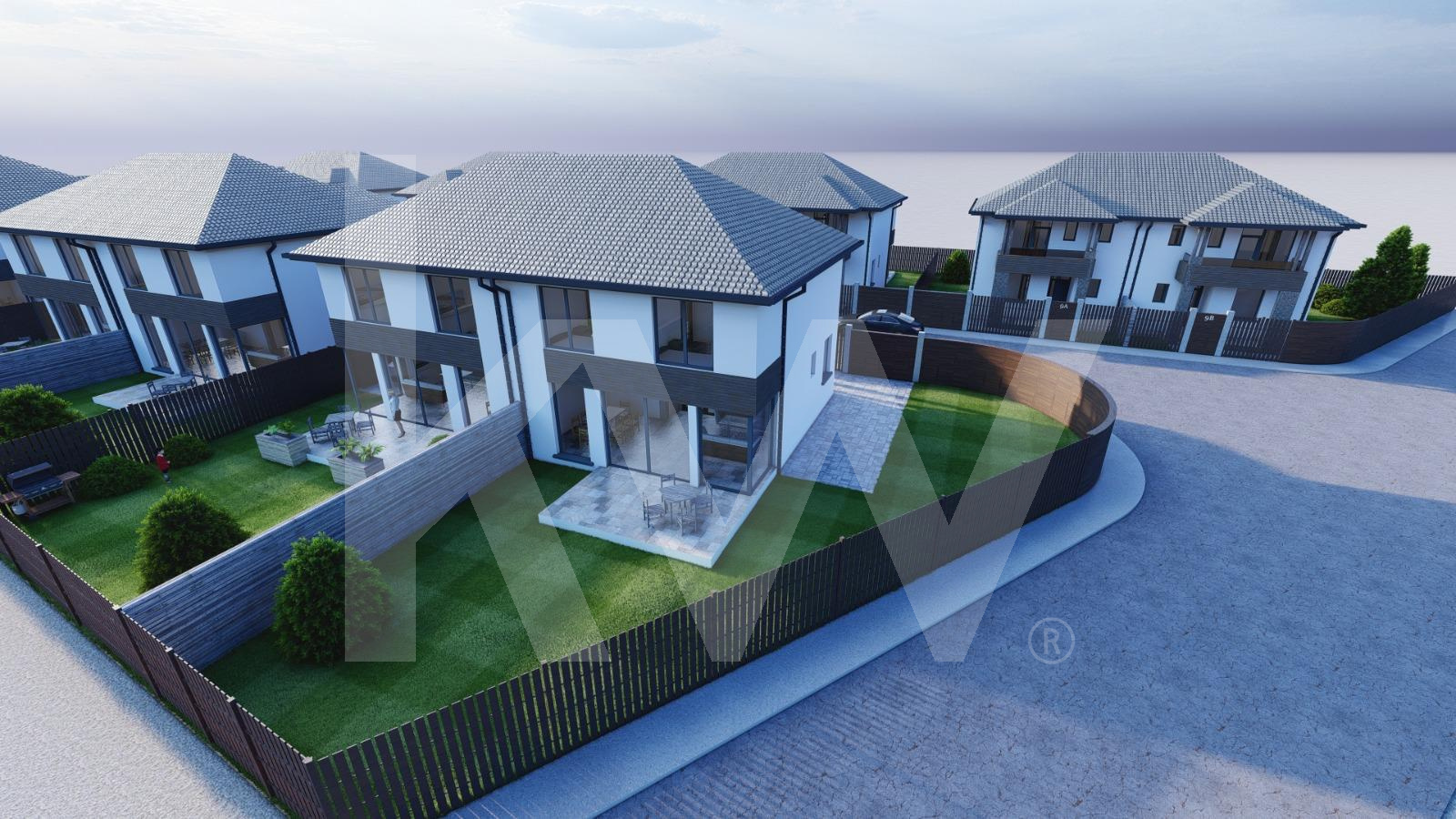 Casa 4 camere 3 bai singur in curte zona Selimbar Sibiu de vanzare