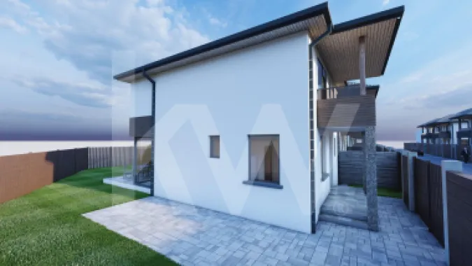 Casa individuala 4 camere 3 bai teren 258mp Selimbar Sibiu de vanzare
