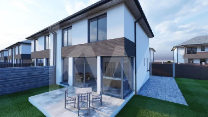 Casa individuala 4 camere 3 bai teren 258mp Selimbar Sibiu de vanzare