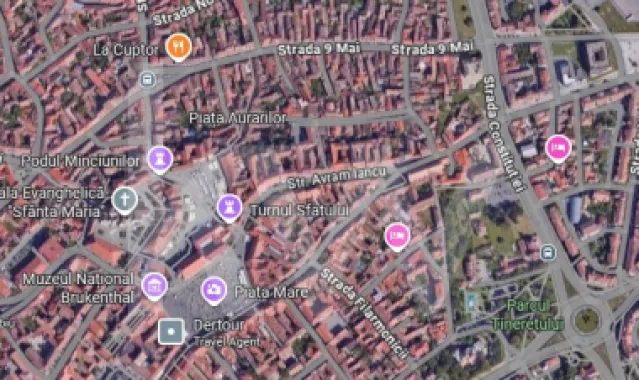 Spatiu comercial stradal 136mp Central Istoric Sibiu preluare chirias