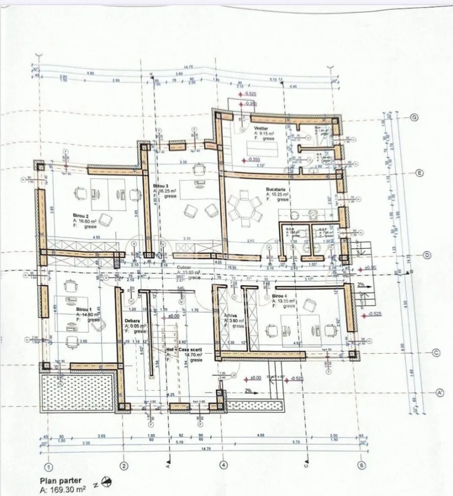 Casa P+1E, depozit 100mp, curte betonata, Mosnita Noua-Drumul Boilor
