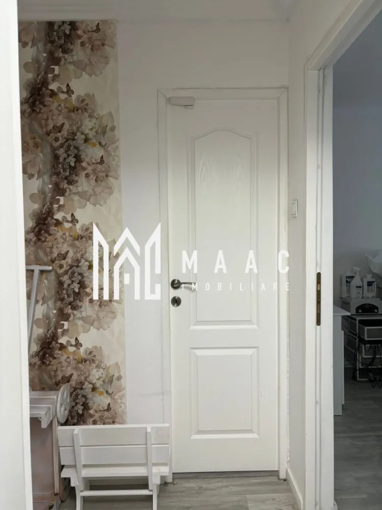 Spatiu Comercial 2 Camere | 50MP | Cartier Traian - Maac Imobiliare va propune spre inchiriere un apartament cu 2 camere in suprafata utila de 50MP. Apartamentul se propune spre inchiriat doar pentru activitati comerciale. Pana in prezent a functionat ca si salon estetic. Imbunatatiri aduse: -imobil renovat integral -Centrala termica proprie -Sistem de alarma -Se va preda gol si zugravit Alb. Predarea incepand cu 23 Februarie CP2896492 }}