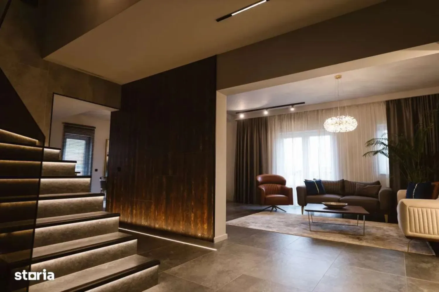 Penthouse Ultra-LUX pe 2 nivele, 119 mp, SPA privat, 3 parcări - Mentionati ID-ul proprietatii cand apelati: CP3047461 - Proprietate oferita in exclusivitate de Zap Imobiliare
Contact ⓪⑦②⑥ ②②③ ⑧⑧⑥ Sebastian
Exista Tur Video - solicita pe WhatsApp

-- penthouse pe doua nivele
-- situat la ultimele 2 nivele ale unui imobil cu 3 etaje
-- imobil nou cu izolatie exterioara premium
-- interfon si camere de supraveghere
-- zona linistita, inconjurata de verdeata

-- suprafata utila 185 mp cu terase incluse 74 mp 
-- se vinde complet mobilat si utilat

-- usa metalica la intrare
-- geamuri termopan cu 3 randuri de sticla + plasa insecte
-- usi interioare Porta Doors
-- incalzire in pardoseala
-- centrala termica proprie
-- curent trifazic
-- aer conditionat Bosch
-- sistem automatizare smart video
-- jaluzele din lemn de tei
-- intrerupatoare cu touch
-- corpuri de iluminat de ultima generatie
-- sistem iluminat cu profile LED incastrate

-- electrocasnice Bosch Seria 8 si Miele Smart
-- masina de spalat si uscator Miele integrate

-- finisaje premium Italia
-- mocheta plus in camera copil
-- tapet Roberto Cavalli
-- placi ceramice de 3 metri
-- bai cu placari Italia Roberto Cavalli si usi din sticla mata

-- mobilier realizat pe comanda
-- detalii design cu riflaje decorative nuc
-- galerie perdea electrica
-- scaune piele Italia
-- palmieri Trachycarpus

-- living cu semineu bioetanol, riflaje decorative, TV Sony 4K
-- perete decorativ tip beton arhitectural
-- bucatarie cu insula, plita inductie Bosch, hota incastrata in tavan, prize pop-up
-- dining cu candelabru tip Art-Deco

-- zona intrare cu oglinda decorativa iluminata
-- scara interioara cu trepte premium, LED continuu si balustrada sticla fumurie

-- dormitor matrimonial cu pat tapitat, perete LED si separare cu riflaje
-- cada freestanding KUMO
-- zona baie cu dus walk-in tip rainfall si finisaje marmura
-- lavoar pe blat cu baterie stativa

-- baie cu masina spalat si uscator Miele, wc cu functie bideu
-- dressing generos cu usa glisanta sticla fumurie si mobilier custom

-- terasa amenajata complet
-- sauna 4 persoane
-- jacuzzi Wellis smart 5 persoane
-- dus exterior
-- zona fitness cu bicicleta
-- TV exterior si sistem audio-video
-- iluminat ambiental exterior
-- gazon premium
-- gratar si cuptor pe lemne
-- bucatarie de vara cu blat granit si chiuveta
-- mobilier terasa si zona relaxare

-- 3 locuri de parcare private cu blocatoare incluse

-- se accepta schimb cu apartament mai mic + diferenta

Comision Agentie ZERO

Contact ⓪⑦②⑥ ②②③ ⑧⑧⑥ Sebastian