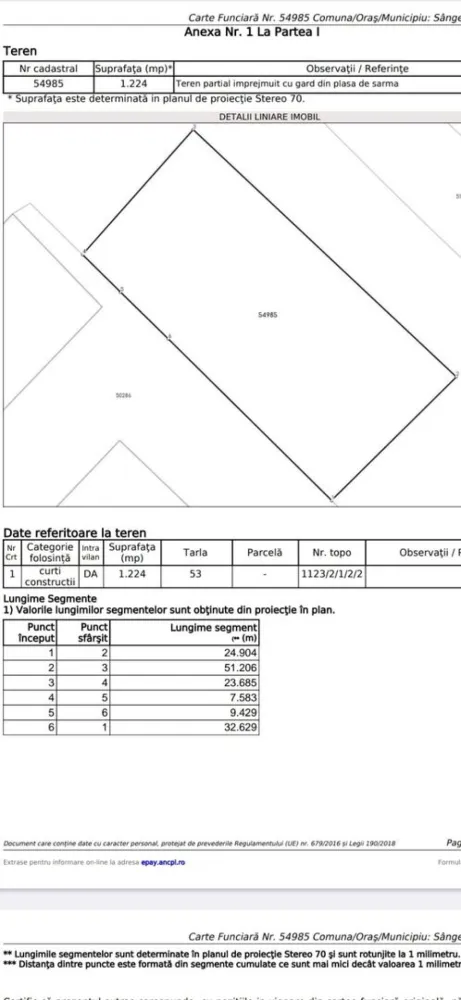 Teren intravilan 1224 mp.Sangeorgiu de Mures zona Lukoil - De vănzare 1.224 mp.teren intravilan in Sangeorgiu de Mures strada Principală zona Lukoil, 
- utilitati aproape de teren
Contact 0774048706 Bogdan
Terenul de 1224 mp.se vinde la prețul de 60 euro mp. 73.500Euro negociabil Comisionul este ZERO!

Contact 0774048706 Bogdan
Dacă vă place această ofertă - sau pentru alte informații sunați la numărul de contact din anunț! 0774048706 Bogdan
Compania Zap Imobiliare vă pune la dispoziție toate informațiile, actele și documentele necesare alături de asistență și consiliere permanentă până la finalizarea achiziției imobiliare