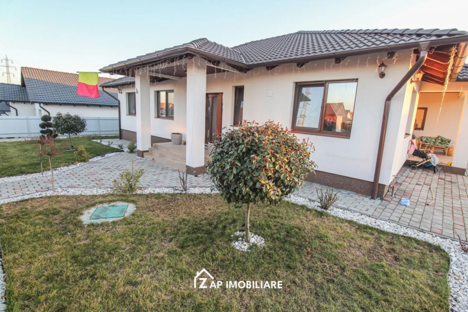 Casa moderna 1 nivel - 4 camere - 900 mp teren