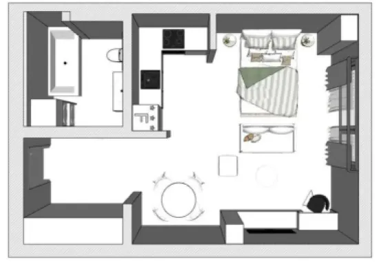 Studio premium, la cheie, Green Residence Tudor + parcare