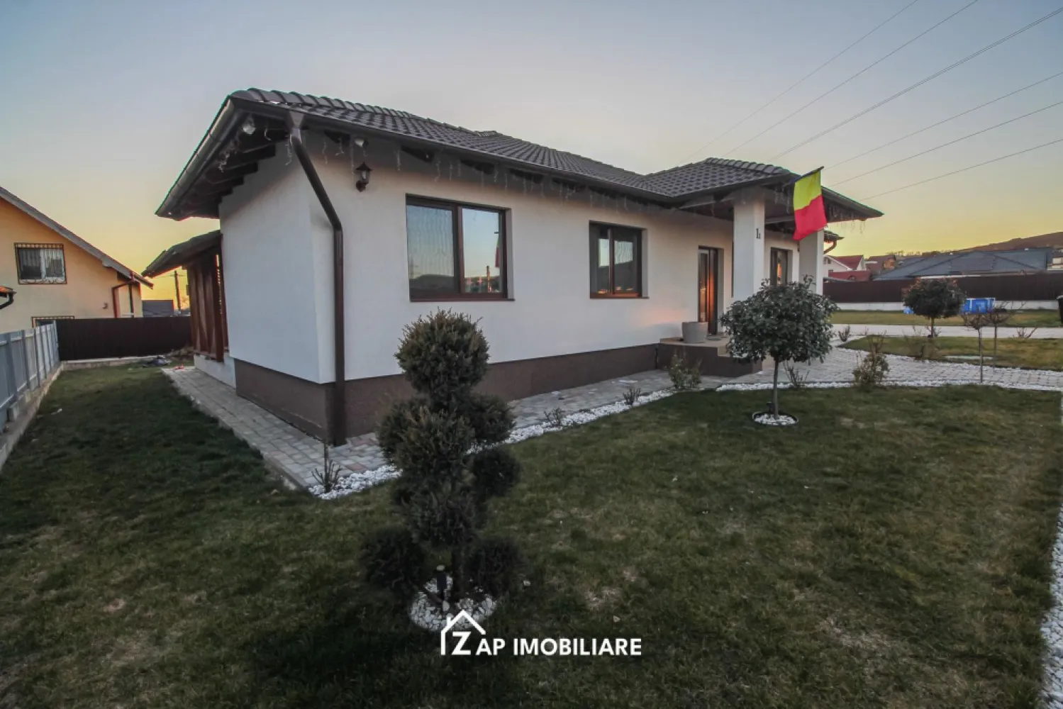 Casa moderna 1 nivel - 4 camere - 900 mp teren