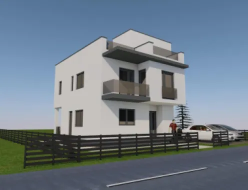 Casa 4 camere,4 bai,200mp,830mp teren,80mp terasa,0%comision
