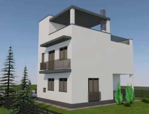 Casa 4 camere,4 bai,200mp,830mp teren,80mp terasa,0%comision