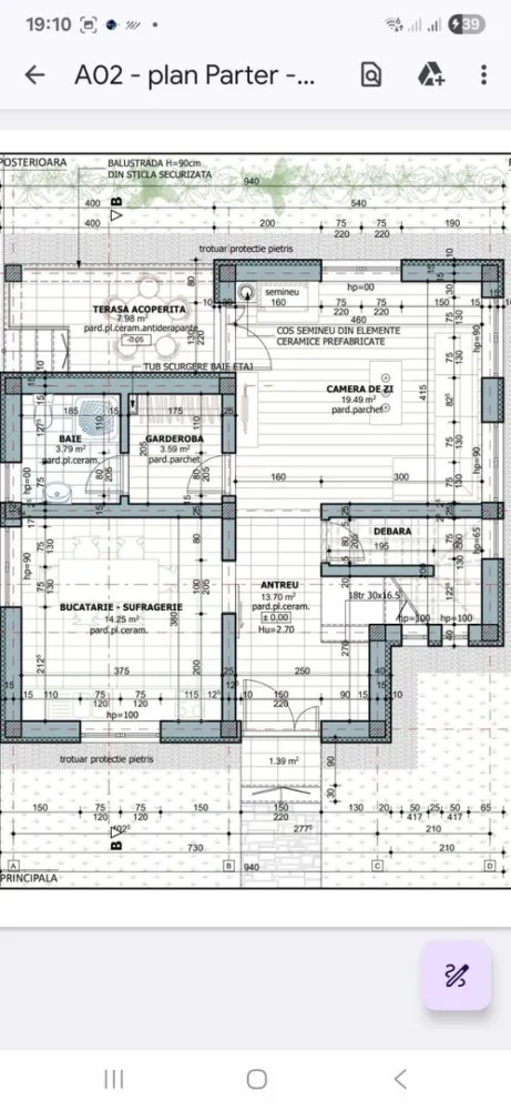Casa 4 camere,4 bai,200mp,830mp teren,80mp terasa,0%comision
