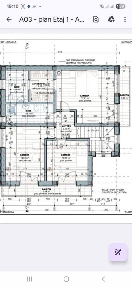 Casa 4 camere,4 bai,200mp,830mp teren,80mp terasa,0%comision