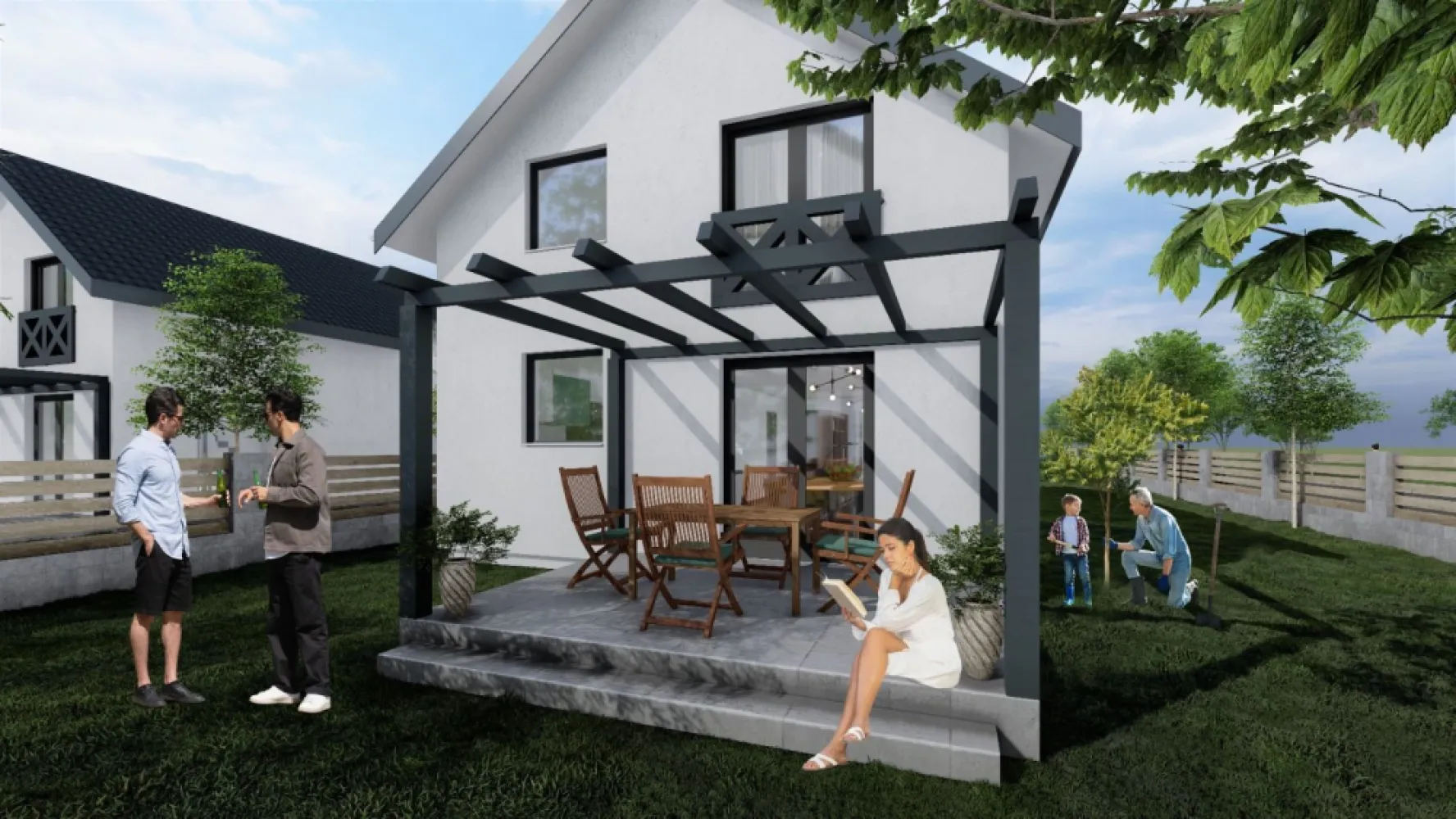 Casa 4 camere la cheie,10 minute de spital 150mp,700mp teren - Contact 0774048706 Bogdan
La primele 5 case vândute se oferă bonus Semineu
De vânzare casă la cheie, singur în curte, 4 camere situată în Sangeorgiu de Mures suprafața utilă de 120 mp . suprafata construită de 150 mp .amplasată pe un teren cu suprafața de 700 mp,
Compartimentare:
- la parter: 1 living, 1 bucătărie, 1 baie, 1 cămară, 1 terasă
- la etaj: 3 dormitoare, 1 baie, 1 dressing, 1 balcon.1 hol
- posibilitate achiziției casa la roșu la prețul de 120.000 euro + tva
Detalii:
- centrală termică, incălzire in pardoseală, geamuri tripan, izolatie intre căpriori cu spumă poliuretanică
- fundația casei din beton cu o adâncime de 1 m, pereții sunt din cărămidă, acoperișul de țiglă, izolată cu polistiren de 15 cm.
- anul construcției 2025
- 10 minute de spitalul Judetean
Utilitați:
- curent, apă, gaz, canalizare, drum asfaltat, iluminat public, pistă de alergat, parc de joacă, zonă barbeque, piscină privată.

Casa se vinde la cheie la prețul de 149.900 Euro + TVA de 21% Comision ZERO!
Contact 0774048706 Bogdan
Daca vă place această ofertă sau pentru alte informații sunați la numărul de contact din anunț! 
Compania Zap Imobiliare vă pune la dispoziție toate actele și documentele necesare alături de asistență și consiliere permanentă până la finalizarea achiziției imobiliare. 
Ne dorim să îți oferim cea mai plăcută experiență, îndeplinim vise cu pereți!