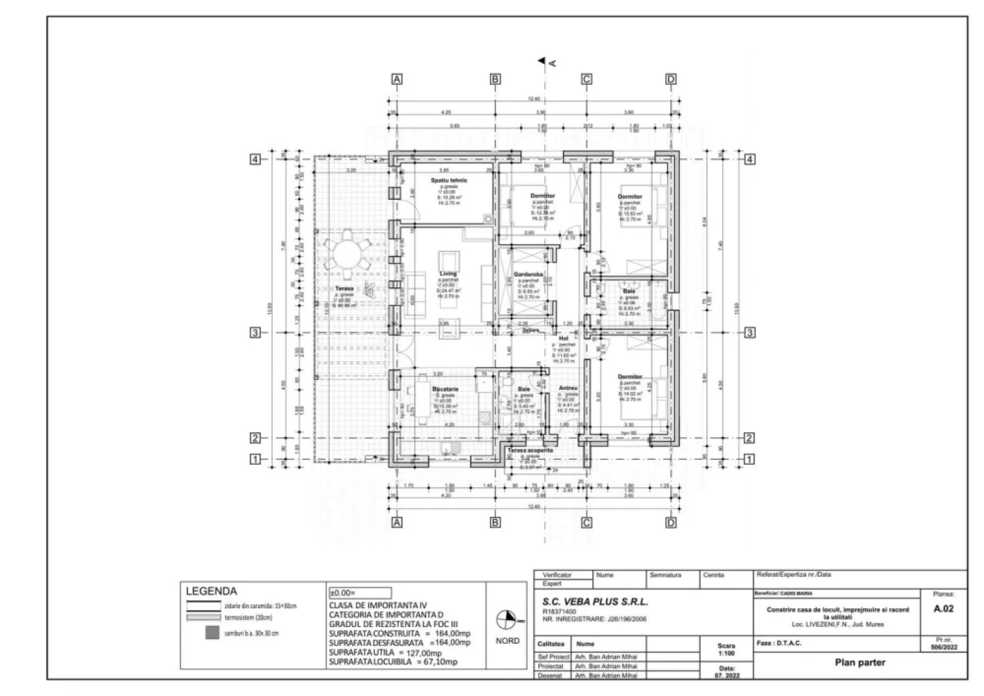 Casa 4 camere,2 băi,127 mp, 618mp teren, 0% comision