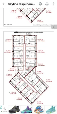 Apartament cu 3 camera în bloc NOU zona Tudor