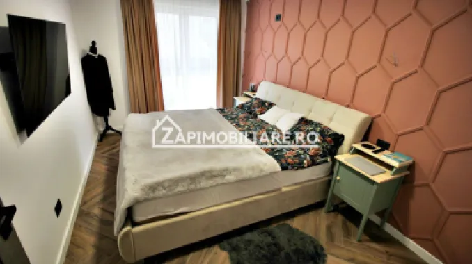 Apartament 3 camere,2 băi, mobilat LUX 82mp, cartier Maurer