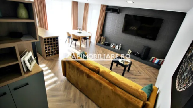 Apartament 3 camere,2 băi, mobilat LUX 82mp, cartier Maurer