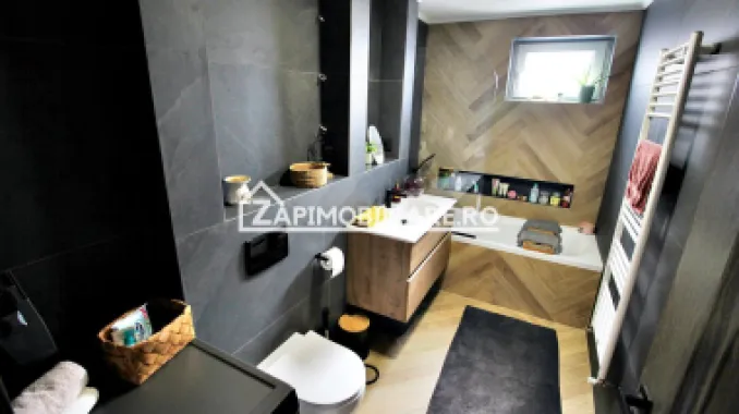 Apartament 3 camere,2 băi, mobilat LUX 82mp, cartier Maurer